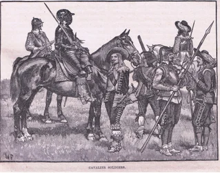 Cavalier soldiers AD 1645